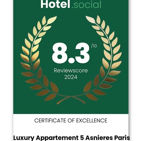 Luxury Appartement 5 Asnieres Paris Extérieur photo